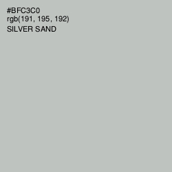 #BFC3C0 - Silver Sand Color Image